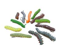 CANNXI 12Pieces Cute Caterpillars Hair Clips Unique Barrettes Caterpillars Hair Decoration for Weddings and Performances
