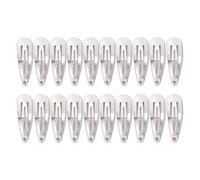 CANNXI 20 Pcs Metal Snap Hair Clips No Slip Snap Hair Barrettes Hair Grip Headwear Hair Accessories for Girls Women Teens