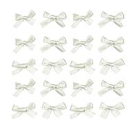 CANNXI 20Pcs Bowknot Pendent Hair Clip Hairpin with Ribbon Decoration Colorful Hair Barrettes for Girls Style Ornament