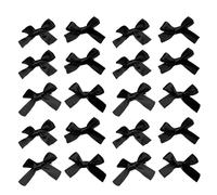 CANNXI 20Pcs Bowknot Pendent Hair Clip Hairpin with Ribbon Decoration Colorful Hair Barrettes for Girls Style Ornament