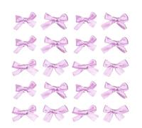 CANNXI 20Pcs Bowknot Pendent Hair Clip Hairpin with Ribbon Decoration Colorful Hair Barrettes for Girls Style Ornament