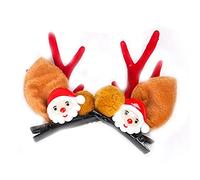 CANNXI 2Pcs Christmas Hair Clip Children Hairpin Merry Christmas Hairclips for Kids Girls mas Party Decoration Ornament