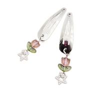 CANNXI 2pcs Delicate Barrette Metal Hairclip Stylish Hairpin Jewelry Modern Hair Accessory Elegant Hair Clip for Modern Women