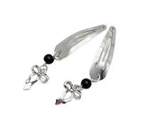 CANNXI 2pcs Delicate Barrette Metal Hairclip Stylish Hairpin Jewelry Modern Hair Accessory Elegant Hair Clip for Modern Women