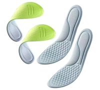 CANNXI 4Pcs Shoe Inserts Memory Foams Insoles Comfort Support Shock Absorption & Cushioning Sports Insoles Cuttable Size