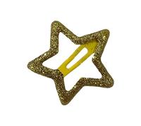 CANNXI 5Pcs Star Clips Vitality- Sweet Cool Girl Five-pointed Star Glittering Hairpin Clip BB Clip Bangs Clip Broken Hair Clip