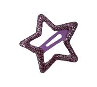 CANNXI 5Pcs Star Clips Vitality- Sweet Cool Girl Five-pointed Star Glittering Hairpin Clip BB Clip Bangs Clip Broken Hair Clip