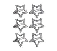 CANNXI 6pcs Fashion Sparkling Five-Pointed Star Hairpins Hair Duckbill Clip Sweet Hair Barrettes Fashion Hair Accessory Gifts