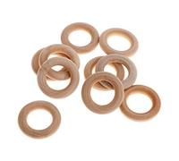 CANNXI Bird Toy,10 Pcs Unfinished Rings to Paint for Craft Jewelry Making Bird Toy Parrot Chewing Blocks Accessories