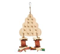 CANNXI Bird Toy,Parrots Pecking Block Toy Natural Block Grinding Toy for Small Medium Birds Birdcage Hanging Entertainment Toy