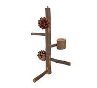 CANNXI Bird Toy,Parrots Perch for Bird Screw Bird Perch Stand Cockatiel Perch Birdcage Perches Climbing Perch Toy for Parakeets Budgies