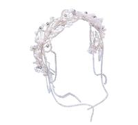CANNXI Bride Headband Charm Wedding Hairpiece Rhinestones Headpiece for Special Occasion Headpiece Jewelry Bands with Tassels