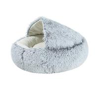 CANNXI Cat Bed Cave,Bed for Indoor s Small Dog Warm Bed House Puppy Tent 20 inches Round Bed Kitten Cave Machine Washable