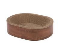 CANNXI Cats Scratcher Board Reversible Scratcher With Catnips Box Bed For Small Cats For Paws Care And Furniture Protecting