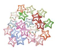 CANNXI Children Hairpin Solid Color Geometric Star BB Clip Simple Student Broken Hair Accessories Elegant Barrette Headdress