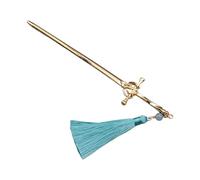 CANNXI Chinese Simple Hair Stick Metal Punk Colorful Pendant Hairpin for Women Girl Hairstyle Headdress Hair Tool