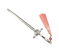 CANNXI Chinese Simple Hair Stick Metal Punk Colorful Pendant Hairpin for Women Girl Hairstyle Headdress Hair Tool