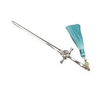CANNXI Chinese Simple Hair Stick Metal Punk Colorful Pendant Hairpin for Women Girl Hairstyle Headdress Hair Tool