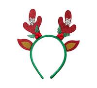 CANNXI Christmas Reindeer-Antler Hair Hoop Christmas Elk Headband Headwear Glitter Reindeer Headpieces Glasses Frame s