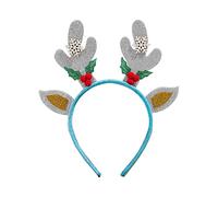CANNXI Christmas Reindeer-Antler Hair Hoop Christmas Elk Headband Headwear Glitter Reindeer Headpieces Glasses Frame s
