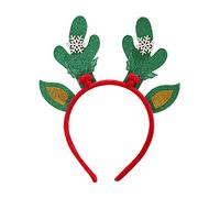 CANNXI Christmas Reindeer-Antler Hair Hoop Christmas Elk Headband Headwear Glitter Reindeer Headpieces Glasses Frame s