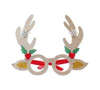 CANNXI Christmas Reindeer-Antler Hair Hoop Christmas Elk Headband Headwear Glitter Reindeer Headpieces Glasses Frame s