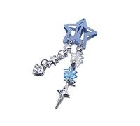 CANNXI Color Five-pointed Star Hair Clip Sweet Cool Filigree Metal Bang Hairpins Simple Fashion Children Girls Hair Headdress