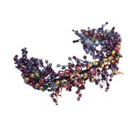CANNXI Crystal Bridal Headband Fashion Bride Headpiece Handmade Party Wedding Hair Accessories Braided Headband Holder