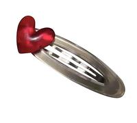 CANNXI Cute Love Heart Hair Clip for Women Girls Trendy Alloy Hairpin Fashionable Hair Barrettes Hair Accessory Gift