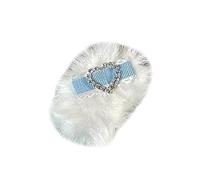 CANNXI Cute Plush Hair Clip Heart/Star Shape Plush Hair Accessoires Fashionable Plush Hairpin Perfect for Fashionistas