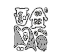 CANNXI Dies for Card Making,Christmas Gnomes Cutting Dies Metal Stencil Template Mold Carbon Steel for Embossing Art Craft Decoration Mould