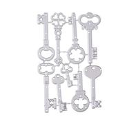 CANNXI Dies for Card Making,Keys Metal Cutting Dies Stencil Scrapbooking Album Stamp Paper Card