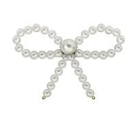 CANNXI Elegant Pearl Bowknot Hairpin Hair Clip Barrette French Style Hair Bow Headpieces Headwear Hair Accessories for Women