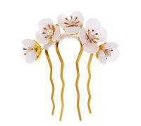 CANNXI Elegant U-shape Hairpins With Flower Vintage Chinese Hair Pin Hair Accessories For Woman Cosplay Taking Photo