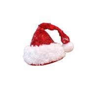 CANNXI Fashion Christmas Santa Hat Headband Hair Hoop Women Girl Hairpin Hair Clip Christmas Party Headdress Headwear Accessory