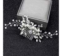 CANNXI Fashionable Bride Comb Women Pearl Jewelry Hair Ornaments Elegant Bridal Wedding Headpieces Hair Styling Gifts for Girls