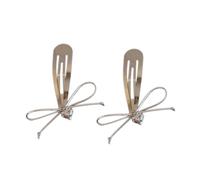 CANNXI Fashionable Heart Pendant Hair Clip Lovely Bowknot Hairpin Hair Accessory Fashionable Hair Clip for Festival Parties