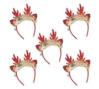 CANNXI Flashing Christmas Headband with Built-in LED Light New Year Headgear Festive Hair Accessories for Holiday Parties