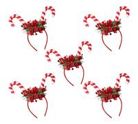 CANNXI Flashing Christmas Headband with Built-in LED Light New Year Headgear Festive Hair Accessories for Holiday Parties