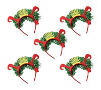CANNXI Flashing Christmas Headband with Built-in LED Light New Year Headgear Festive Hair Accessories for Holiday Parties