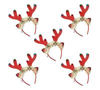 CANNXI Flashing Christmas Headband with Built-in LED Light New Year Headgear Festive Hair Accessories for Holiday Parties