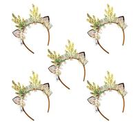 CANNXI Flashing Christmas Headband with Built-in LED Light New Year Headgear Festive Hair Accessories for Holiday Parties