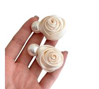 CANNXI Flower Clips Pearls Hair Claw Clip Elegant Blossom Rose Hair Accessories Hair Ornaments Exquisite Hairpin Headdress
