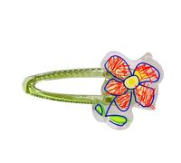 CANNXI Geometric Cartoon Sweet Cute Girl Candy Color Graffiti Duckbill Clip Acrylic Flower Hairpin Creative Hair Accessories