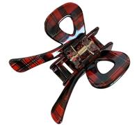 CANNXI Hair Clip for Women Girls Cute Bowknot Shape Barrettes Headwear Acetate Claw Clip Colorful Bow Spring Clamp Ornament