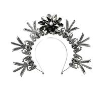 CANNXI Halos Crown Headband Rhinestones Headpiece Women Virgin Headwear Tiaras Hair Hoop Wedding Party Hair Accessories