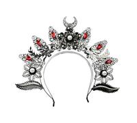 CANNXI Halos Crown Headband Rhinestones Headpiece Women Virgin Headwear Tiaras Hair Hoop Wedding Party Hair Accessories