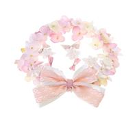 CANNXI Handmade Flower Crown Stylish Flowers Garland Floral Headband for Wedding Parties Florals Wreath Bride Headpiece