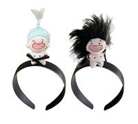 CANNXI Headbands For Women,2pcs Cute Doll Headband Funny Toothless Doll Hairband Hair Hoop Hairpin Perfect for Party Cosplay Headdress Jewelry Gift