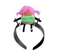 CANNXI Headbands For Women,Cute Cartoon Doll Headband Funny Braided Doll Hairband Hair Hoop Hairpin Perfect for Party Cosplay Headdress Jewelry